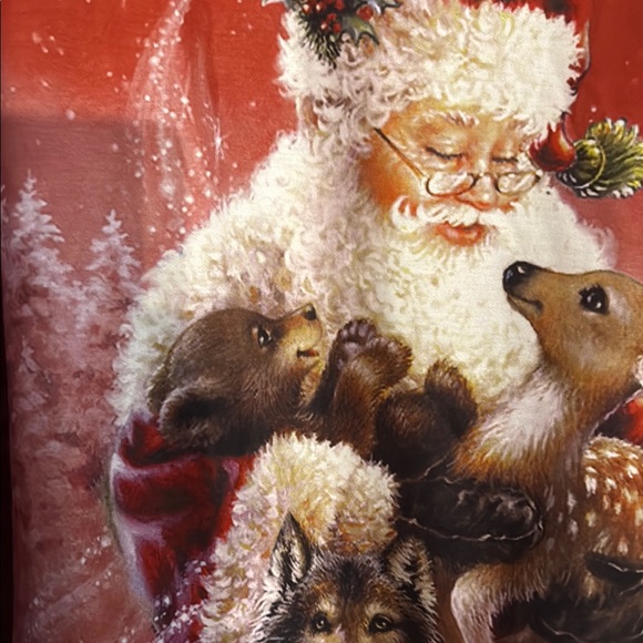 Festive Red Santa Kids Shirt - Picture 6 of 8